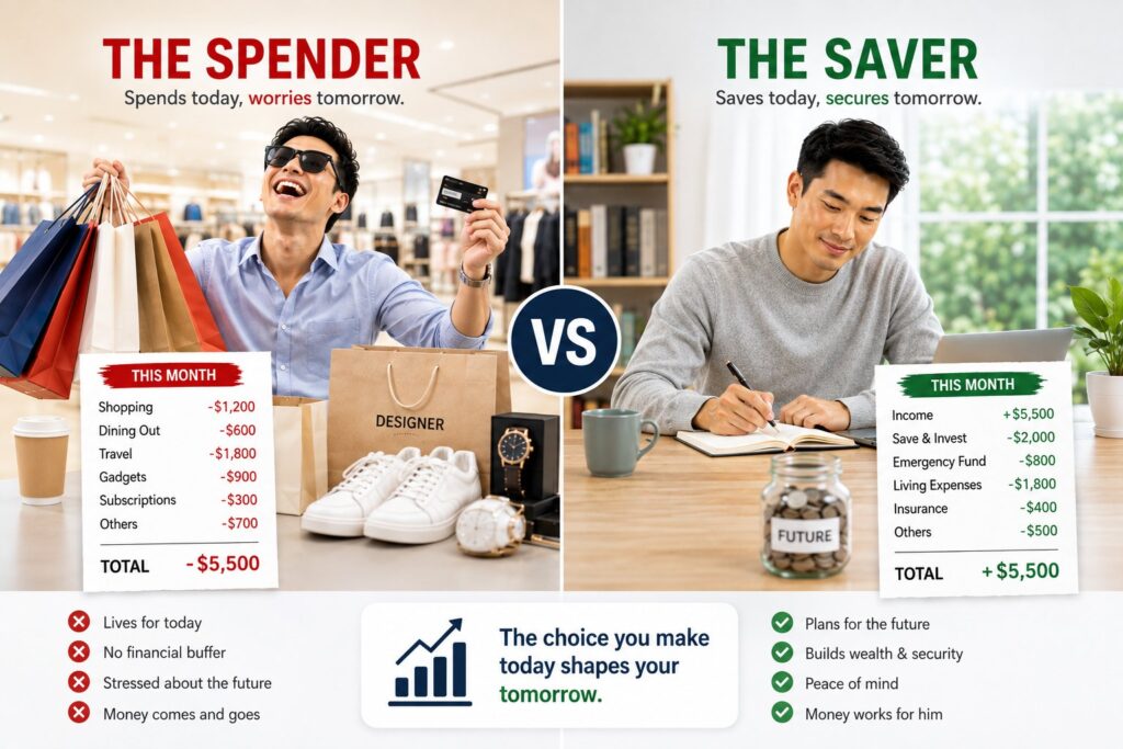 Spender versus saver approaches to retirement planning